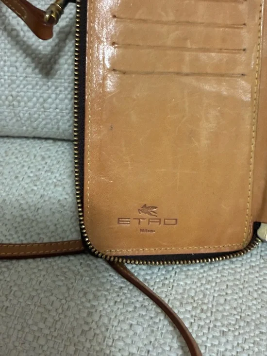 Etro paisley vintage compact   crossbody bag w/ small phone case - Picture 5 of 16